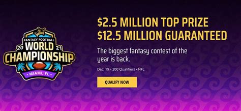 draftkings fbwc 2021|DraftKings Fantasy Football World Championship.